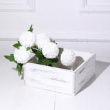 2 Pack | 9" Whitewash Square Wood Planter Box Set with Plastic Liners