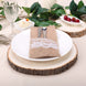 Centerpiece Poplar Wood Slab, Rustic Wood Slices 12Inch Dia Natural Color