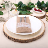 Natural Wood Chargers | Wood Slice chargers | Rustic Wedding
