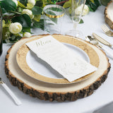 Natural Wood Chargers | Wood Slice chargers | Rustic Wedding