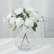 3 Pack | 14inch White Artificial Silk Carnation Flower Arrangements