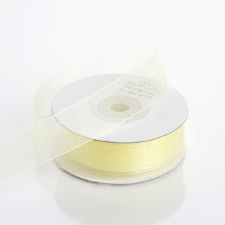 Brighten Up Your Event with Yellow Organza Ribbon