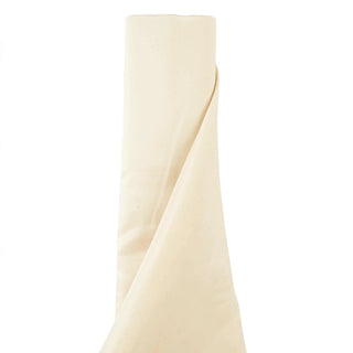 Elegant Beige Polyester Fabric Bolt for Event Decor