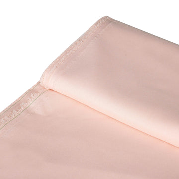 54"x10 Yards Blush Polyester Fabric Bolt DIY Craft Fabric Roll