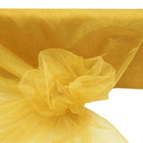 GOLD Crystal Sheer Organza Wedding Party Dress Fabric Bolt - 54" x 40 Yards#whtbkgd