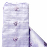 54inchx5 Yards Lavender Lilac Sequin Tuft Design Taffeta Fabric Bolt, DIY Craft Fabric Roll
