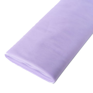 54"x40 Yards Lavender Lilac Tulle Fabric Bolt, DIY Crafts Sheer Fabric Roll