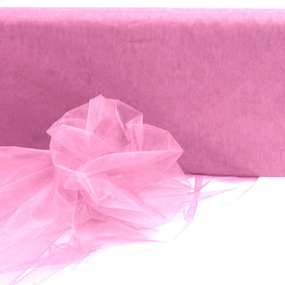 Add a Touch of Elegance with Pink Sheer Organza Fabric Bolt