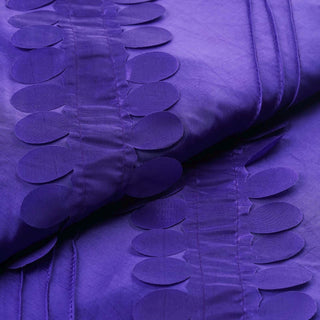 Elegant Purple Petal Taffeta Fabric Bolt for DIY Craft Projects