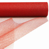 Red Polyester Hex Deco Mesh Netting Fabric Roll - Add a Touch of Elegance to Your Event