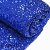 54inch x 4 Yards Royal Blue Premium Sequin Fabric Bolt, Sparkly DIY Craft Fabric Roll#whtbkgd