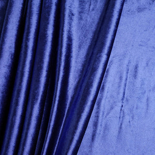65"x5 Yards Royal Blue Soft Velvet Fabric Bolt
