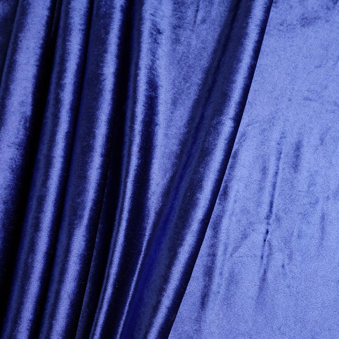 65inch x 5 Yards Royal Blue Soft Velvet Fabric Bolt, DIY Craft Fabric Roll