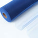 12inches x 100 Yards Royal Blue Tulle Fabric Bolt, Sheer Fabric Spool Roll For Crafts