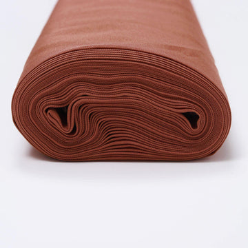54"x10 Yards Terracotta (Rust) Polyester Fabric Bolt DIY Craft Fabric Roll