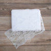 5 inch x 10 Yards White Lace Pattern Tulle Fabric Rolls