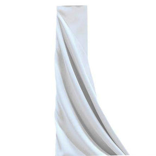 Elegant White Polyester Fabric Bolt for DIY Craft Projects