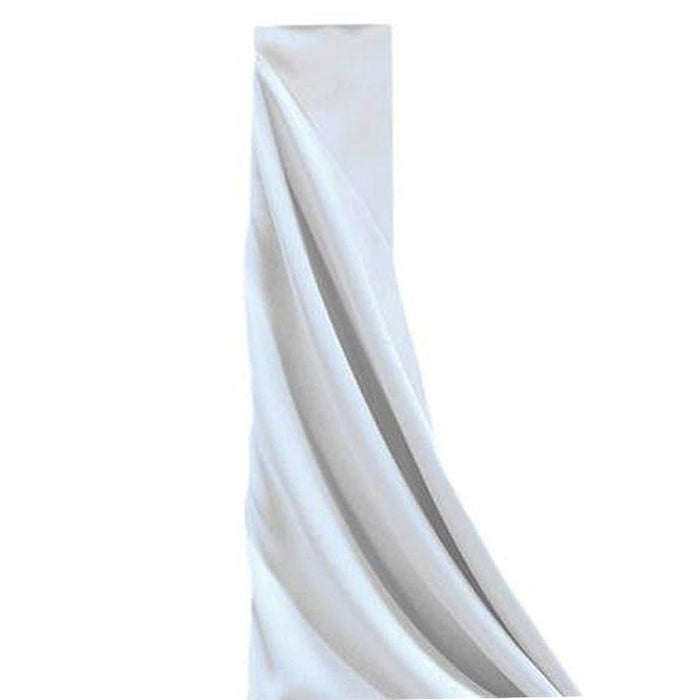 54inch Wide x 10 Yards White Polyester Fabric Bolt, Wholesale Fabric By The Bolt