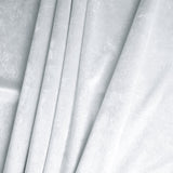 White Soft Velvet Fabric Bolt for DIY Crafts and Event Decor