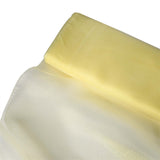 54inch x 10yard | Yellow Solid Sheer Chiffon Fabric Bolt, DIY Voile Drapery Fabric#whtbkgd