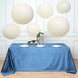 Set of 6 - Cream Hanging Paper Lanterns Round Assorted Size