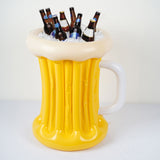 21inch Tall Inflatable Ice Cooler, Party Beer Mug Ice Bucket Cooler