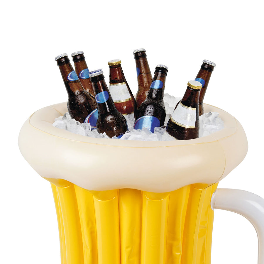 21inch Tall Inflatable Ice Cooler, Party Beer Mug Ice Bucket Cooler#whtbkgd