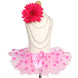 Fluffy Pink & Fuchsia Polka Dots Girls Tutu Skirt