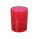 12 Pack | 2.5inch Red Glass Votive Candle Holder Set, Tealight Holders