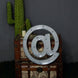 20" | Vintage Metal Marquee Symbol Lights Cordless With 16 Warm White LED - @