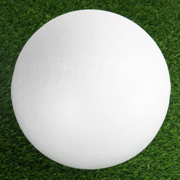 4 Pack 8” White StyroFoam Foam Balls For Arts, Crafts and DIY