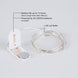 7.5 FT White Starry String Lights Battery Operated with 20 Micro Bright LEDs
